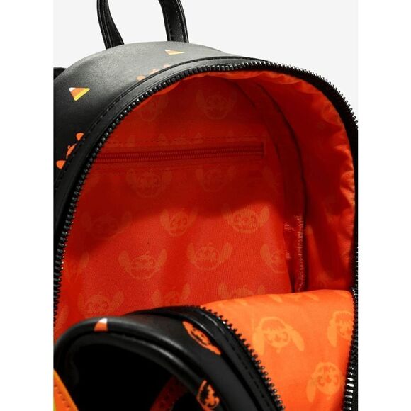 Loungefly Disney Lilo & Stitch Jack-o\'-lantern Stitch Mini Backpack